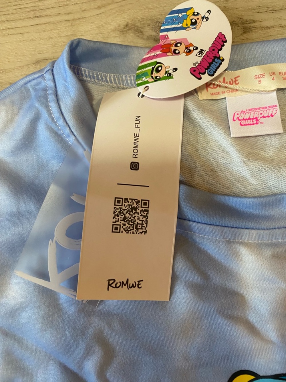The Power Puff Girls Bubbles x Romwe top- NWT 🫧 - Picture 13 of 16